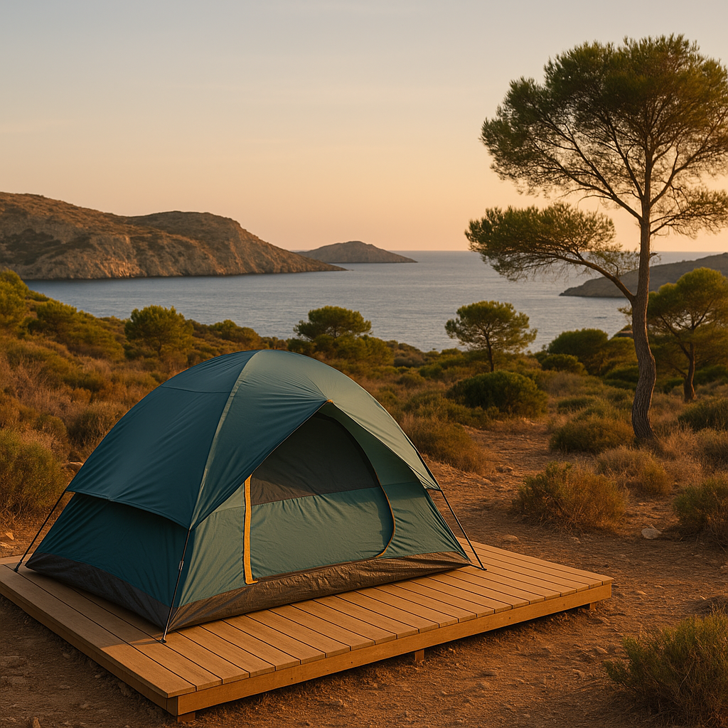 acampada libre en Cabrera