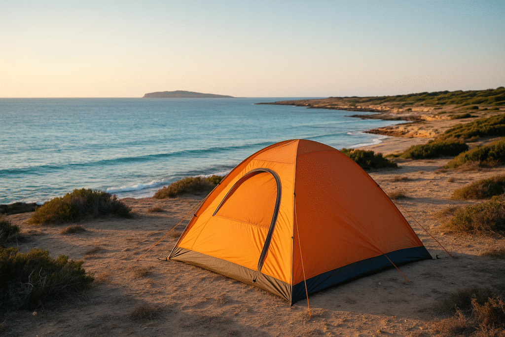 acampada libre en Formentera