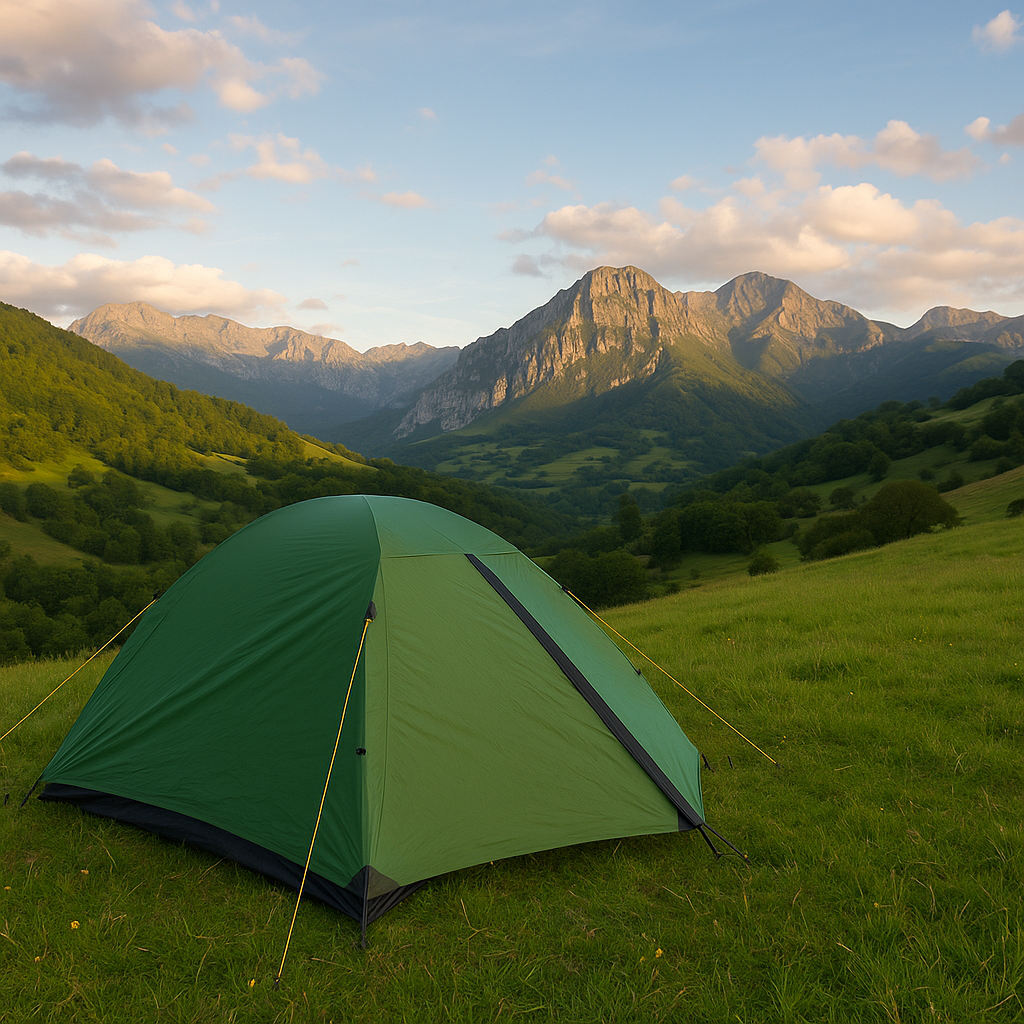 acampada libre en Asturias