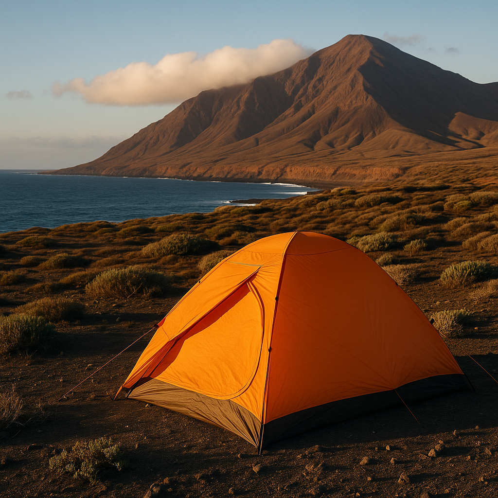 acampada libre en Canarias