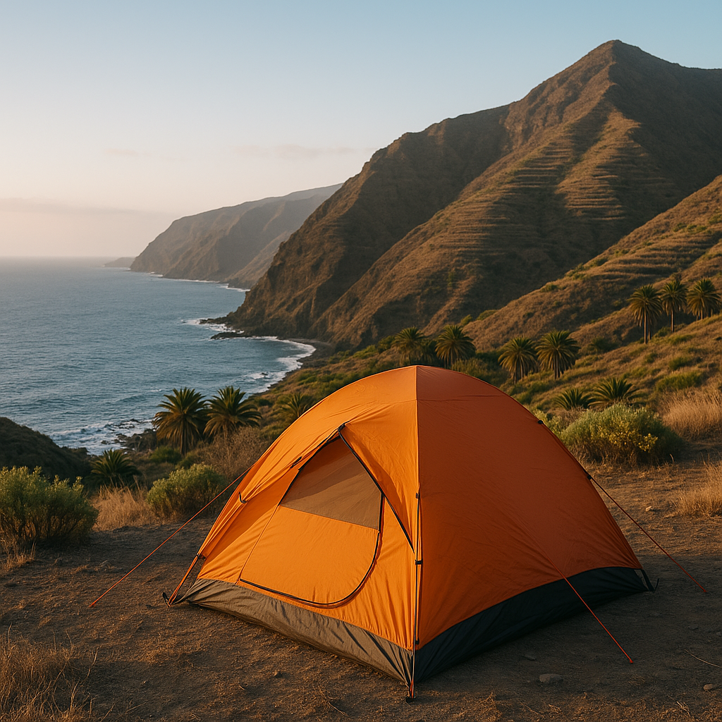 acampada libre en La Gomera